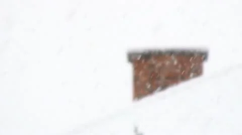 Snowing in slow motion Stock Footage 21341776
