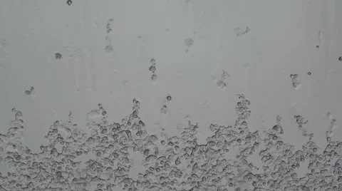 Snowing on window Stock Footage 49264921