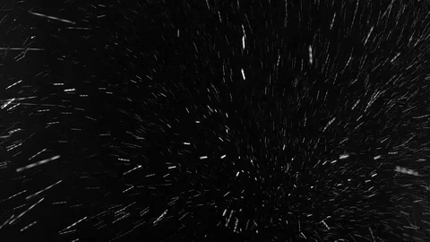 Snowing in the windy night Stock Footage 87501540