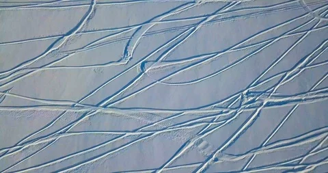 Snowkiting in the North Stock Footage 101894587