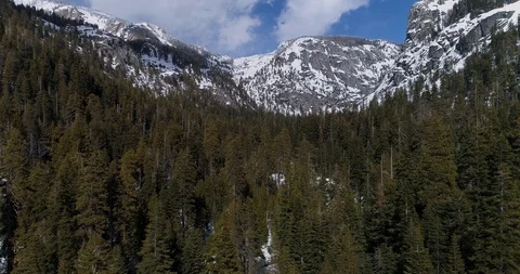 Snowly CA Mountains 库存影片 118672885