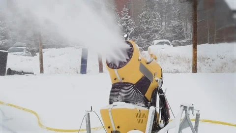  SnowMachineMaker Stock Footage 97905715