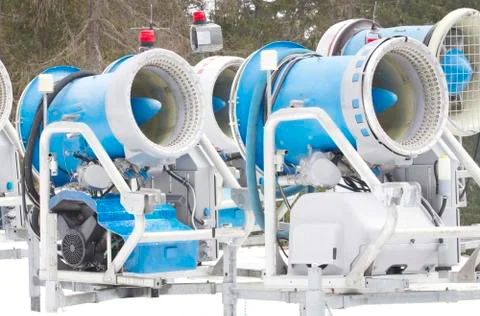 Snowmakers Stock Photos