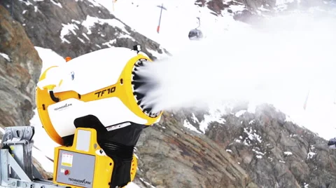Snowmaking Stock Footage 68893653