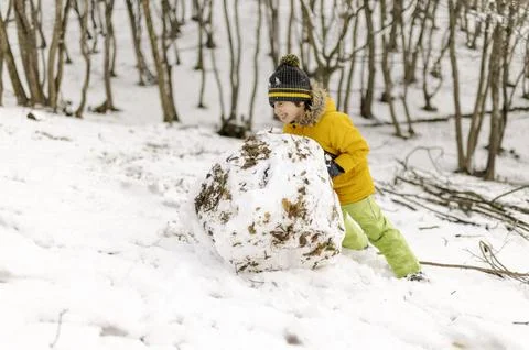 Snowman Birth Stock Photos