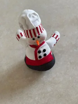 Snowman Chef Stock Photos