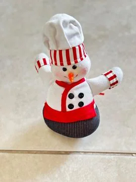 Snowman Chef Stock Photos