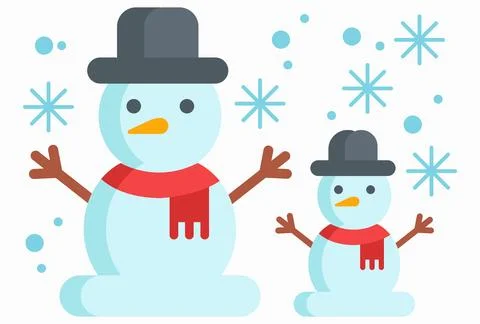 Snowman Concept Illustration Stock Illustration