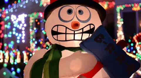 Snowman Stock Footage 15868477