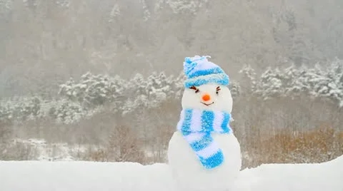 Snowman. Video stock 21315279