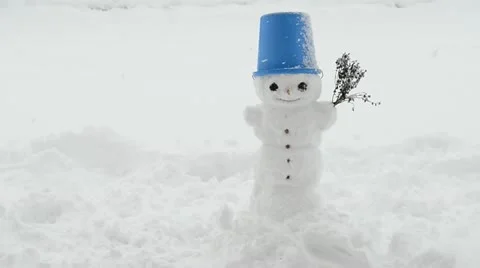 Snowman. Stock Footage 22007691