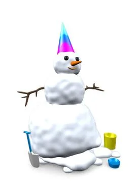 Snowman 스톡 일러스트