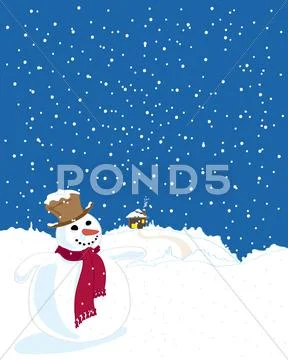 Snowman Stock Illustration