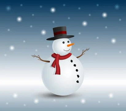 Snowman Stock Illustration