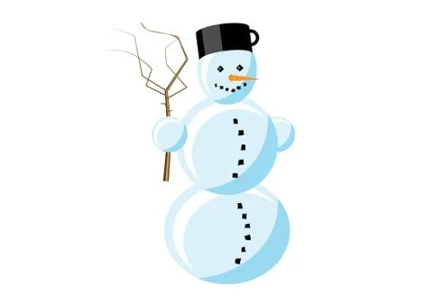 Snowman Stock Illustration