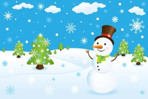 Snowman Stock Illustration