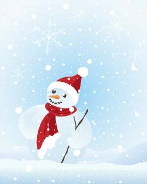 Snowman Stock Illustration