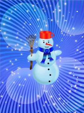 Snowman 스톡 일러스트