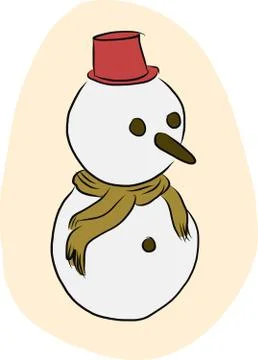 Snowman Stock Illustration