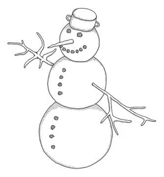 Snowman Stock Illustration