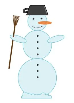 Snowman Stock Illustration