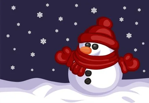 Snowman Stock Illustration