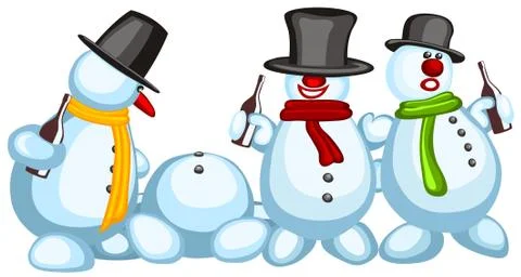 Snowman Stock Illustration