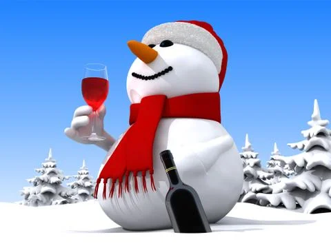 Snowman Stock Illustration