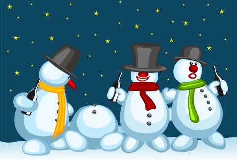 Snowman Stock Illustration