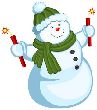 Snowman Stock Illustration
