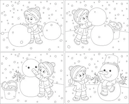 Snowman Stock Illustration