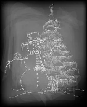 Snowman Stock Illustration