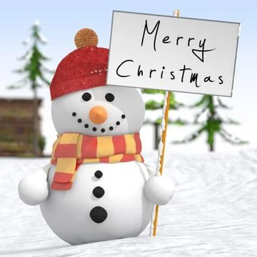 Snowman Stock Illustration