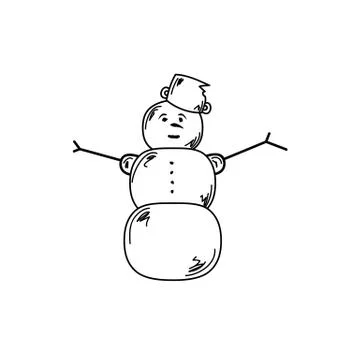 Snowman Stock Illustration