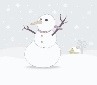 Snowman Иллюстрация