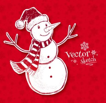 Snowman Stock Illustration
