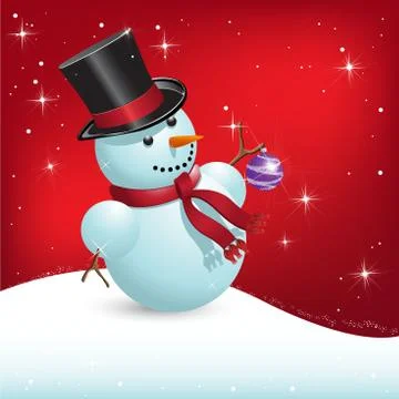 Snowman Stock Illustration