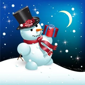 Snowman Stock Illustration