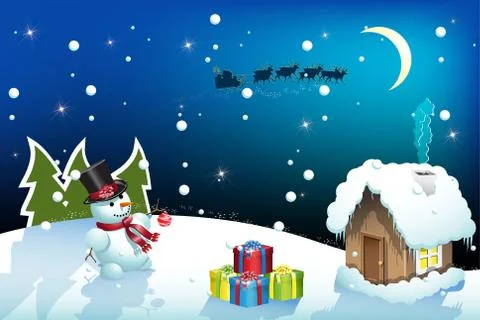 Snowman Stock Illustration