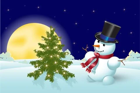Snowman Stock Illustration