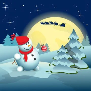 Snowman Stock Illustration