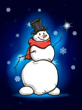 Snowman Stock Illustration