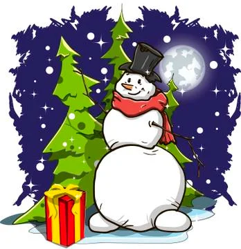 Snowman Stock Illustration