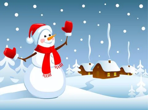Snowman Stock Illustration