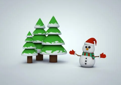 Snowman Stock Illustration