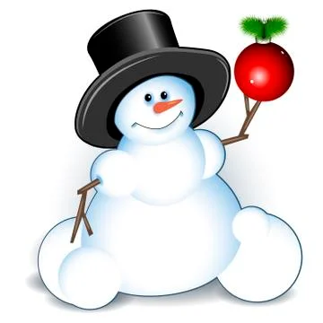 Snowman Stock Illustration