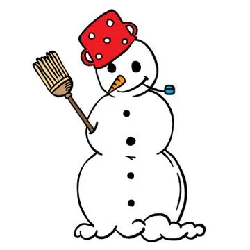 Snowman Stock Illustration