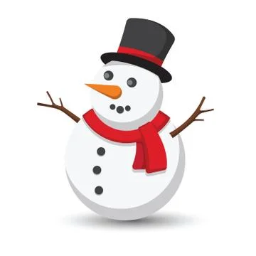 Snowman Illustrazione stock
