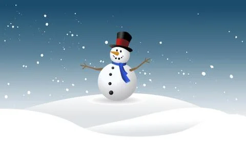 Snowman Stock Illustration