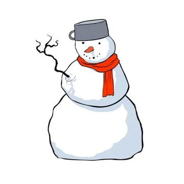 Snowman Stock Illustration